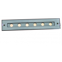 Jupiter 6x2 Watt Ledli Yere Gömme WallWasher Armatür - LG926 Jupiter 6x2 Watt Ledli Yere Gömme WallWasher Armatür - LG926