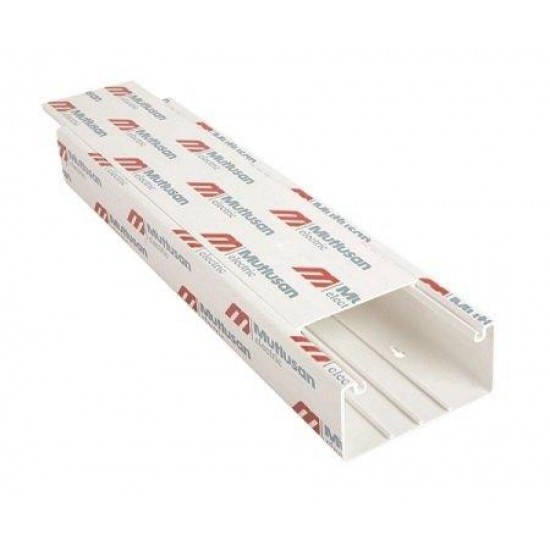 Mutlusan 100x50 mm İçten Kapaklı Kanal-Eko (Priz Seti Takılabilir) Mutlusan 100x50 mm İçten Kapaklı Kanal-Eko (Priz Seti Takılabilir)(2METRE)