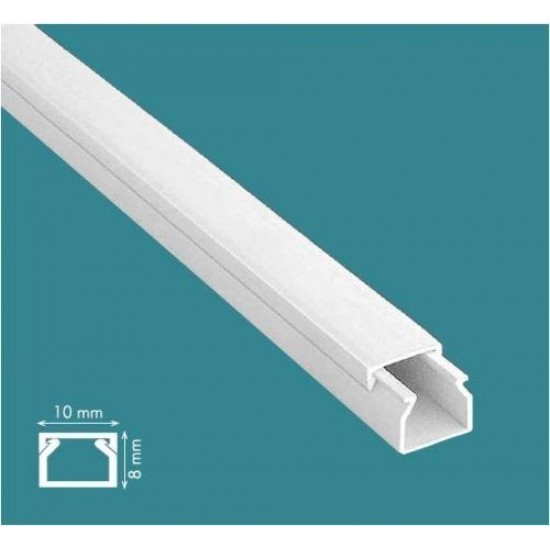 Mutlusan 10x08 mm Kablo Kanalı-Eko Mutlusan 10x08 mm Kablo Kanalı-Eko