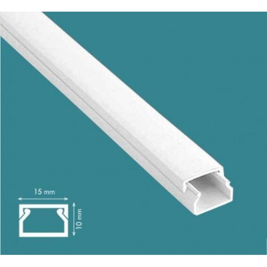 Mutlusan 15x10 mm Kablo Kanalı-Eko Mutlusan 15x10 mm Kablo Kanalı-Eko