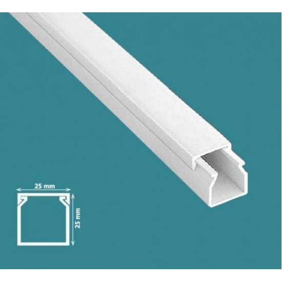 Mutlusan 25x25 mm Kablo Kanalı-Eko Mutlusan 25x25 mm Kablo Kanalı-Eko