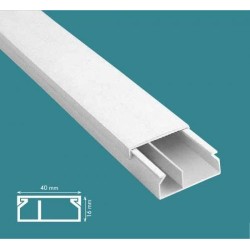 Mutlusan 40x16 mm Kablo Kanalı-Eko (Bölmeli)