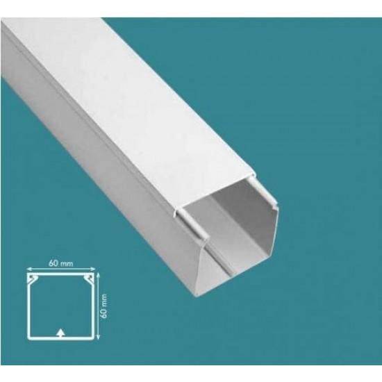 Mutlusan 60x60 mm Kablo Kanalı-Eko Mutlusan 60x60 mm Kablo Kanalı-Eko