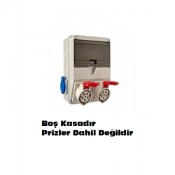 Mutlusan 2Li Kombinasyon Kutusu (Boş) (290x220) Gri - Mutlusan 001 046 070220 00 17