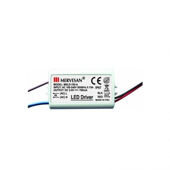 Mervesan Sabit Akım Ac/Dc Smps Led Driver MTD-700