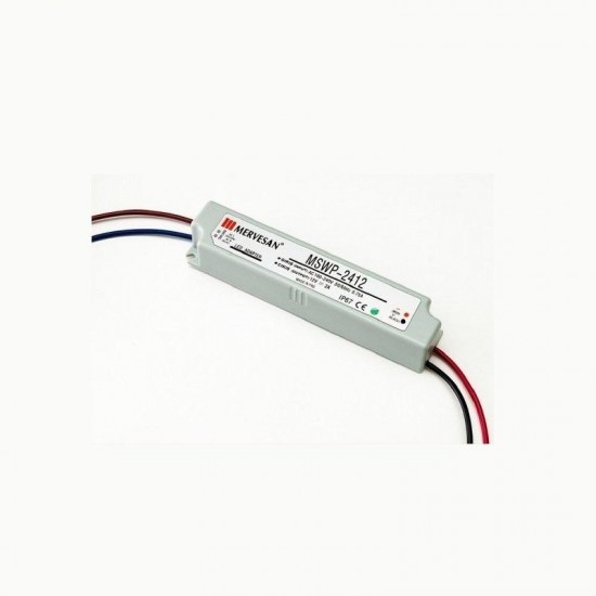 Mervesan 12V Sabit Voltaj Ac/Dc Smps Adaptör MTWP-24-12